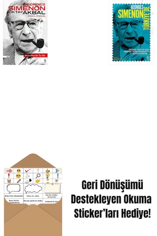 Manhattan'da Üç Oda + Georges Simenon Türkiye'de + Okuma Sticker'ları