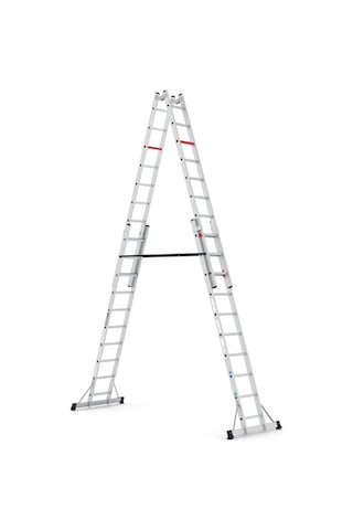 Çağsan TA003 2x10 Basamaklı Doublex A Tipi Çift Taraflı Sürgülü Merdiven