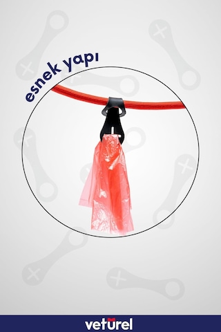Veturel Köpek Kaka Poşeti Tutucu Silikon Aksesuar + Doğal Köpek Pati Burun Nemlendirici Balm Stick 40 G