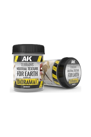Ak 8023 250 Ml. Renksiz Toprak Dokusu, Akrilik, Diorama Serisi Zemin Dokusu-56216