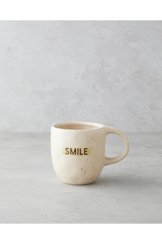 English Home Smile Stoneware Kupa 395 Ml Açık Yeşil Açık Yeşil