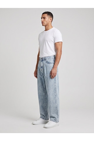 Sisley %100 Pamuk Taş Yıkama 5 Cepli Relax Fit Denim Pantolon Erkek Mavi Denim Pantolon - 325p44c1se02s Siyah