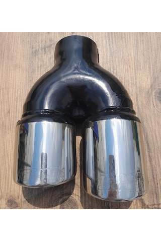 76 LIK ÇİFTLİ KROM İÇİ DOLU SOL ÇIKIŞLI 76 MM ÇİFTLİ KROM SOL