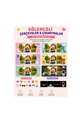 Robeve Termal Baskılı Anında Baskı Özellikli Çocuk Kamerası