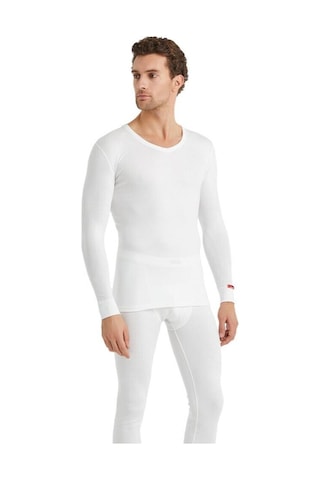 Blackspade V Yaka Beyaz Unisex Uzun Kol Thermal İçlik C7t5n2o1 001
