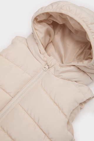 Defacto Kız Bebek Kapüşonlu Yelek A2475a525auer37 Ekru