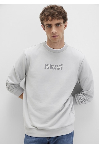 Mavi - Mavi Baskılı Gri Sweatshirt 0s10402-70075 Gri