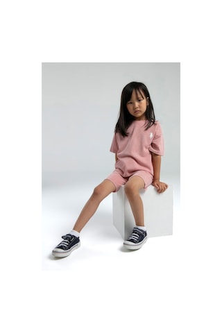U.S. Polo Assn. Kız Çocuk Pembe Bermuda Takım Us2089 Pembe