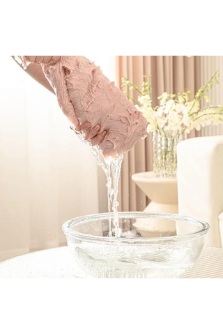 Yapay Tavşan Kürk Kanepe Örtüsü Kaymaz Ve Toz Geçirmez Kalın Yumuşak Kanepe Örtüsü Mobilya Koruyucu AÇIK GRİ