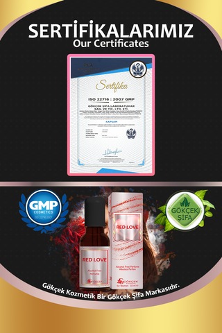 Gökçek Şifa Red Love Kadın Parfüm 10 ML