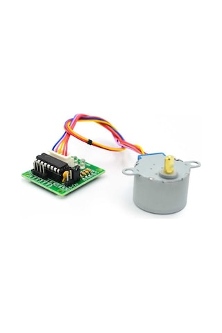 Elektronikport-28Byj-48 Redüktörlü Step Motor Ve Uln2003A Step Motor Sürücü Kart