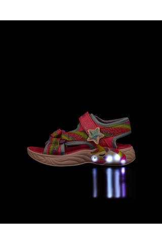 Skechers Unıcorn Dreams Sandal Küçük Kız Çocuk Pembe Işıklı Sandalet 303107n Pkmt
