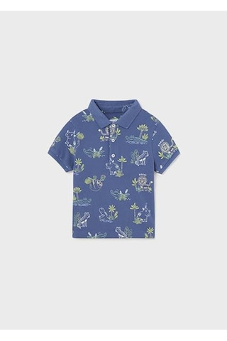 Mayoral Erkek Bebek Polo Mandarin Yaka Tişört Çok Renkli