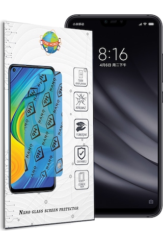Xiaomi Mi 8 Lite Nano Ekran Koruyucu Kırılmaz Esnek Cam