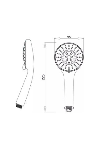 Rostovskaa Manufaktura Santehniki Le16 3 Modlu Duş Başlığı 184042924 Krom