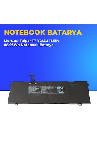 Monster Tulpar T7 V21.3.1 11.55v 88.93wh Notebook Batarya 22720066