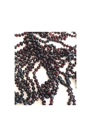 İpek Kehribar Baltık Kehribar Kolye Kız-Erkek Bebek Kolyesi 33 Cm 0-3 Yaş Çok Renkli