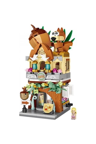 Loz 485 Parça Sincap Fındık Shop Eğitici  Mini Yapı Taşları 1