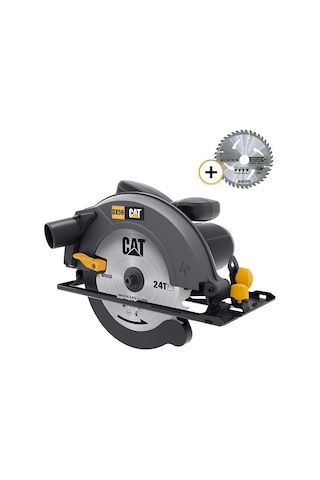Cat DX59P 1400 Watt 185 MM Profesyonel Daire Testere + 1 Adet 185 MM 40 Diş Yedek Testere
