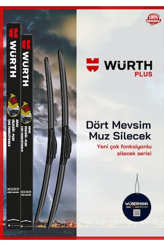 Wöbermann + Würth Toyota C-hr 2016-2023 Muz Silecek Takımı