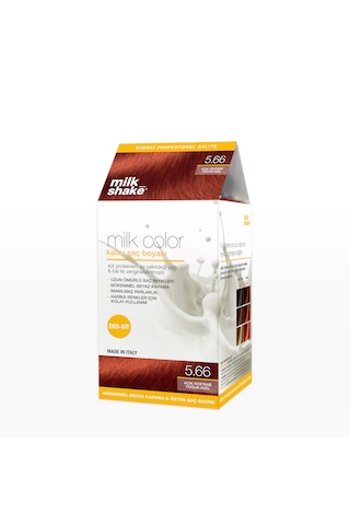 Milk Shake Milk Color Eko-kit Açık Kestane Yoğun Kızıl -5.66 Köp