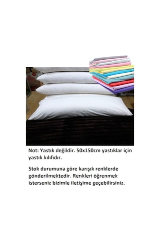 Karı Koca Yastık Kılıfı, Uzun Maxi Boy Yastık Kılıfı 50x150 -kar