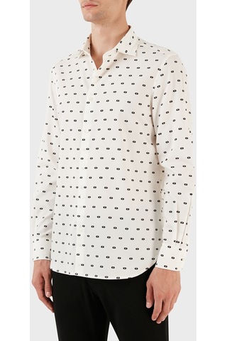 Emporio Armani Erkek Gömlek 6r1c86 1nmvz F1e7 Beyaz