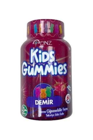 Gummies Kids Demir 60 Adet Dnz Gummies Kids Demir 60 Adet Dnz