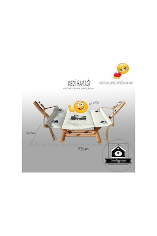 Kedigram Kedi Kulübesi Kedi Hamağı Beşik Kedi Evi Salıncağı