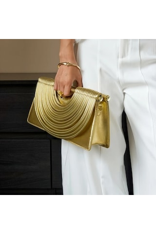 Willowhaven Beyaz Kadın Lüks El Çantası Rüşeyf Kenar Manyetik Kapama Büyük Kapasite Beyaz