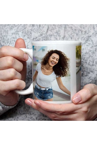 Nilhediye 3 Fotoğraf Baskılı Kupa Bardak - 487100821