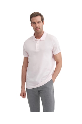 Cazador Erkek Polo Yaka Slim Fit Pike Düz Pamuklu Tişört Pudra