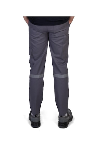 Formteks Kargo Pantolon 16/12 Gabardin Reflektörlü Gri Diğer