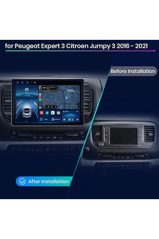Cıtroen Jumpy/spacetourer 2016+ Multimedya Navigasyon Usb Kamera Carplayer