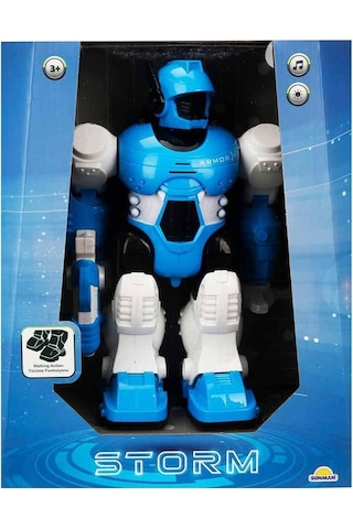Storm Brave Sesli ve Işıklı Yürüyen Robot 25 Cm