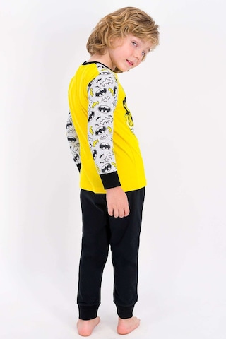 Batman Lisanslı Mimoza Erkek Çocuk Pijama Takımı 5274-24932 Sarı