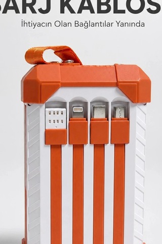 Bay Dahili Kablolu 60000mah Powerbank 22.5w Hızlı Şarj Type-c Usb Çıkışlı Dijital Göstergeli Bx-313567 Najmaddi Standart