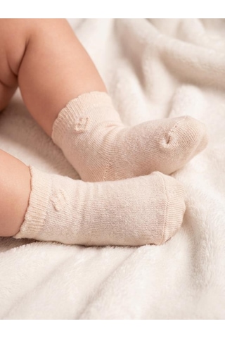 Babycosy Organic Wear Csyc1009 Bebek 6'lı Çorap %100 Organik Pamuk Bebek - Yenidoğan - Csyc1009 Karışık