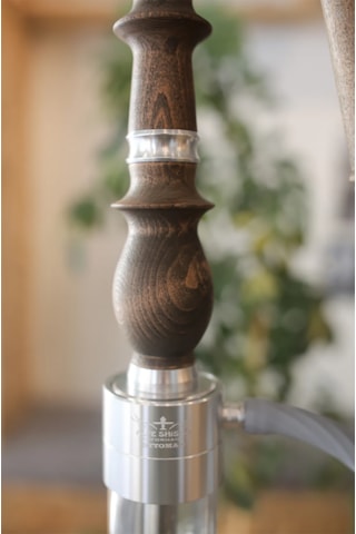 Alfeshisha Ottoman Ahşap Silver Nargile Takımı