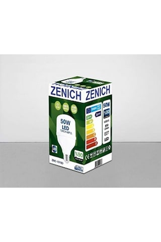 Zenich Led Ampul 50w Yüksek Işık Gücü, Enerji Tasarruflu Beyaz Işık 1