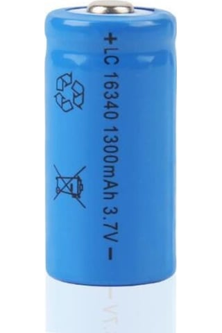 16340 Cr123A 1300Mah 3.7V Li On Şarjlı Pil 500 800 Cycle