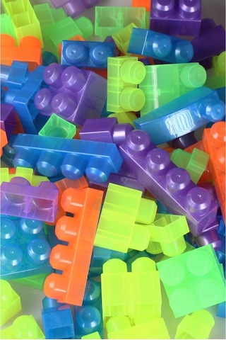 Asya Oyuncak Play Blox Parlak Yapı Bloklar Büyük Çanta 266 Parça 3011