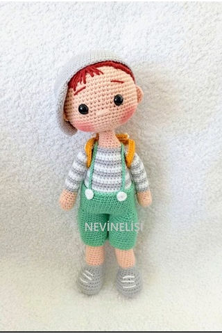 Amigurumi Alp Bebek Çok Renkli