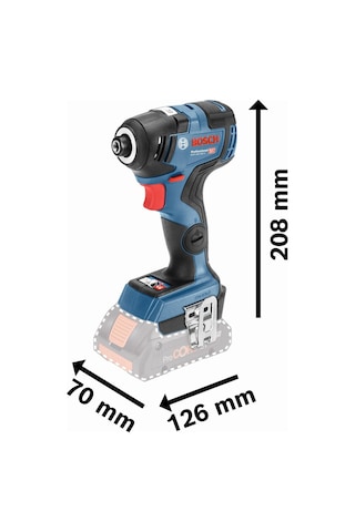 Bosch GDR 18 V-200 C Akülü Somun Sıkma Makinesi (Akü ve Şarj Cihazı Dahil Değildir) - 06019G4104
