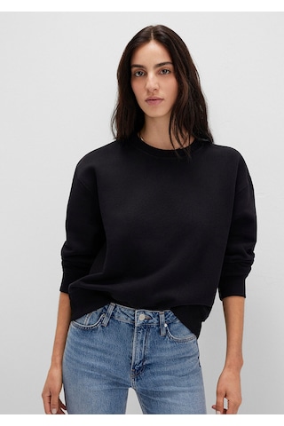 Mavi Kadın Bisiklet Yaka Sweatshırt Siyah 1s10390-900 Siyah