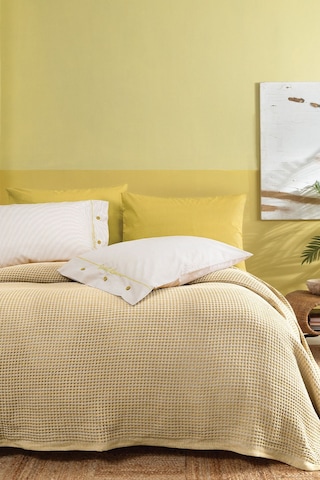 Yataş Liny Çift Kişilik Pike Takımı - Bej