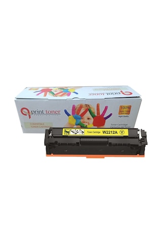 Hp 207a Uyumlu Toner Çipsiz Sarı W2212a Toner Yei Versiyon M255 Mfp M282 Mfp M283