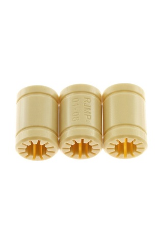 Moly Plastik Lm8uu Rulmanlar 8 Adet, Sessiz, Yağ Gerektirmeyen, 3d Yazıcı İçin