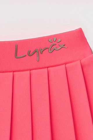 Lyrax Kabartmalı Şort Etekli Crop Kız Çocuk Sporcu Takım Narçiçeği