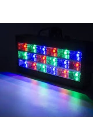 Salas 18 X1 W Renkli Strobe Çakar Işık